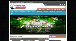 Desktop Screenshot of dynasticmusic.com